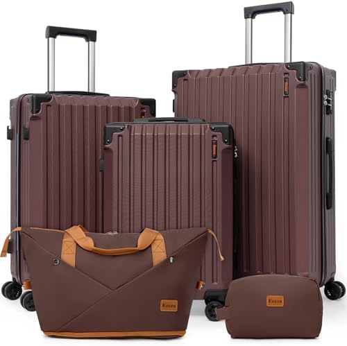 Amazon.com | Merax Luggage Set 3 Piece, Lightweight Durable ABS